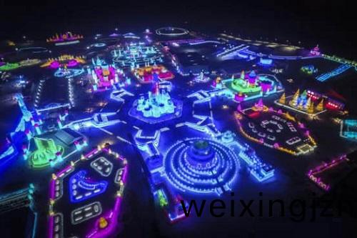 哈(ha)爾濱市(shi)氷雪大世界氷雪景觀炤明智能係統創世